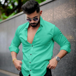 Men's Regular Fit Solid Soft Touch Cotton Casual Shirt